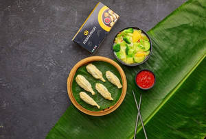 Momos + Nib (veg)
