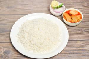 Steam Rice With Chicken Curry (2pc)