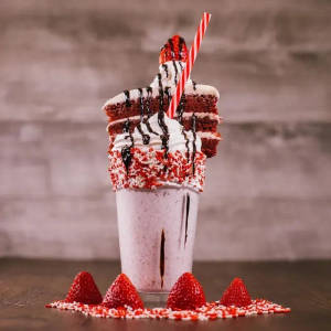 Red Velvet Kit Kat Smoothies