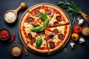 Veg Pizza (small,6 Inches)