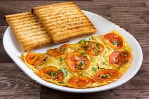 Fried Tomato Special Australian Omelette