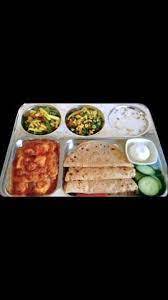 Plain Thali With Sweet Dish