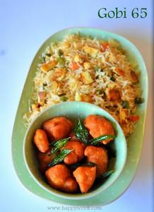 Chicken 65 + Chicken Fried Rice