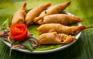 Golden Fried Prawns