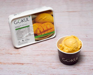Mango Ice cream (500 gm Pack)