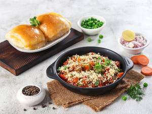 Khada Cheese Pav Bhaji