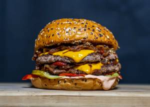 Veg Jumbo Cheese Burger