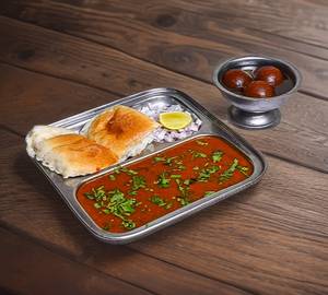 Amul Pav Bhaji + Gulab Jamun