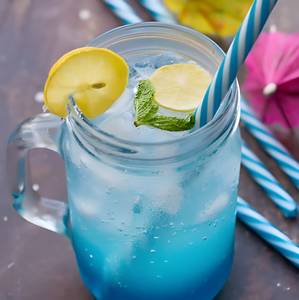 Blue Curacao Crush Mocktail
