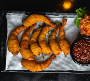 Golden Fried Prawns