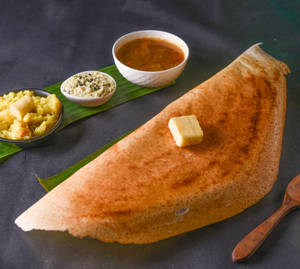 Butter plain dosa