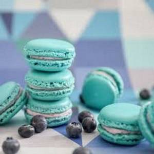 Bluberry Macaroon