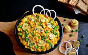 Mushroom Mutter Masala