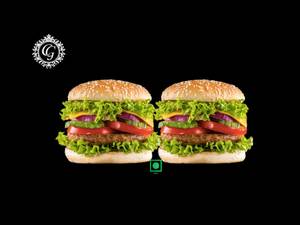 Cg Aloo Patty Cheese Burger + Cg Aloo Patty Cheese Burger