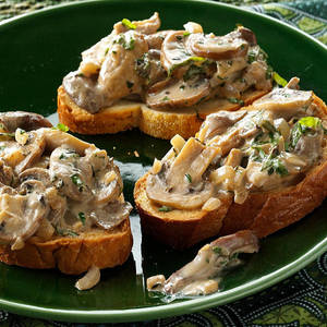 Mushroom Bruschetta