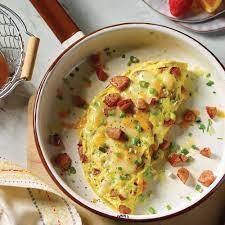Sausage Cheese Omelette