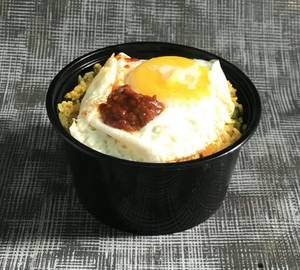 Egg Fry Rice With Half Fry