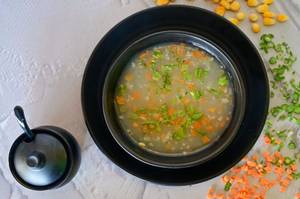 Sweet Corn & Vegetables Soup