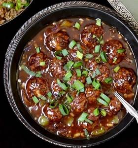 Veg Manchurian [Gravy]