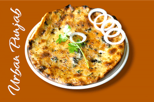 Pyaaz Paratha With Dal Makhni