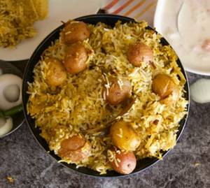 Potato biryani