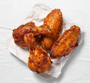Spicy Baked Chicken Wings (4 pcs)
