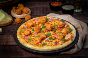 Vindaloo Tikka Masala Pizza  (non Jain)