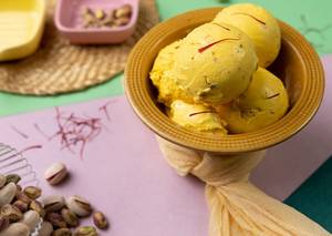 Kesar Pistachio Ice Cream