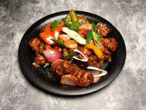 Chilli Mushroom Dry