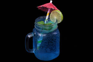 Blue Curaco Mojito Mocktails
