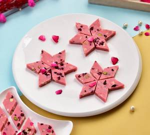 Mini Rose Kaju Katli