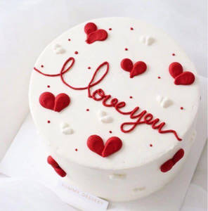 Sweetheart Valentine's Cake