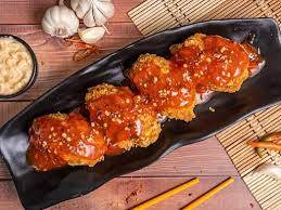 Paneer dragon fire momos [8 pieces]