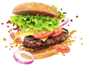 Yummy maharaja grilled burger