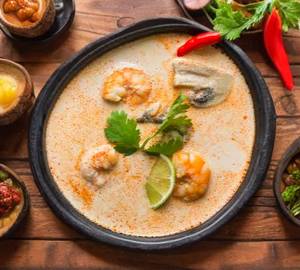 Prawns Lemon Coriander Soup