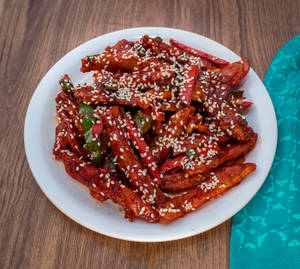 Honey Chilli Potato