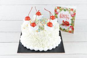 White Forest Cake