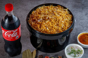 Egg Dum Biryani Family Pack (serve 4-5 People) + Coke 750ml
