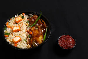 Paneer Chilli Rice Bowl
