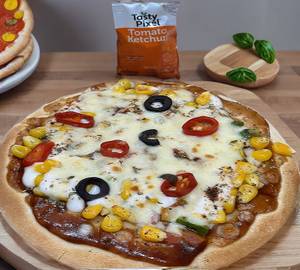 Sweet Corn Cheesy Pizza [ 7 Inches ]