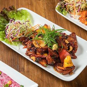 Crispy Kung Pao Potato Wedges