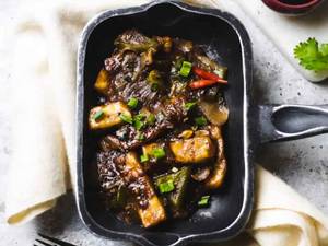 Jain Chilli Paneer 