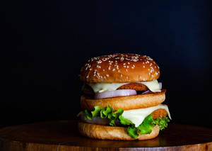 Veg Maharaja Supreme Burger