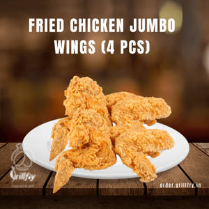 Fried Chicken Jumbo Wings (4 Pcs)