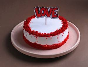 Classic Red Velvet Love Cake (500 gm)