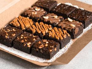 Eggless Assorted Brownie - Box Of 12