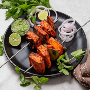 Paneer Achari Tikka Kebab (6 Pieces)