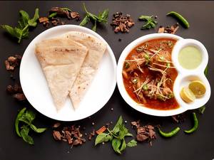 Chicken Nihari 2 Pcs)+(2 Pcs) Rumali Roti