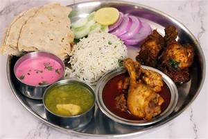 Gavran chicken thali
