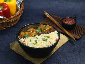 Chicken Manchurian Fried Rice bowl